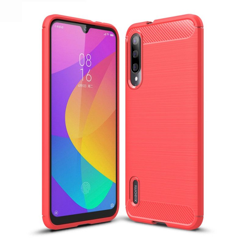 Etui Xiaomi Mi A3 Szczotkowane Włókno Węglowe