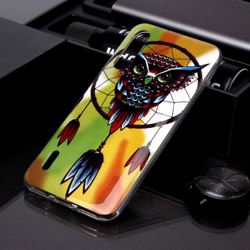 Futerały Xiaomi Mi A3 Etui na Telefon Fluorescencyjny Łapacz Snów Sowa