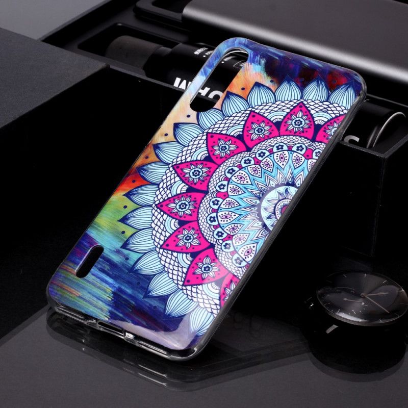 Futerały Xiaomi Mi A3 Etui na Telefon Mandala W Kolorze Fluorescencyjnym