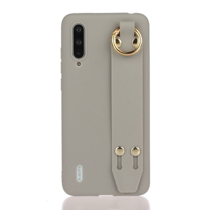 Futerały Xiaomi Mi A3 Etui na Telefon Silikon Z Paskiem Podtrzymującym