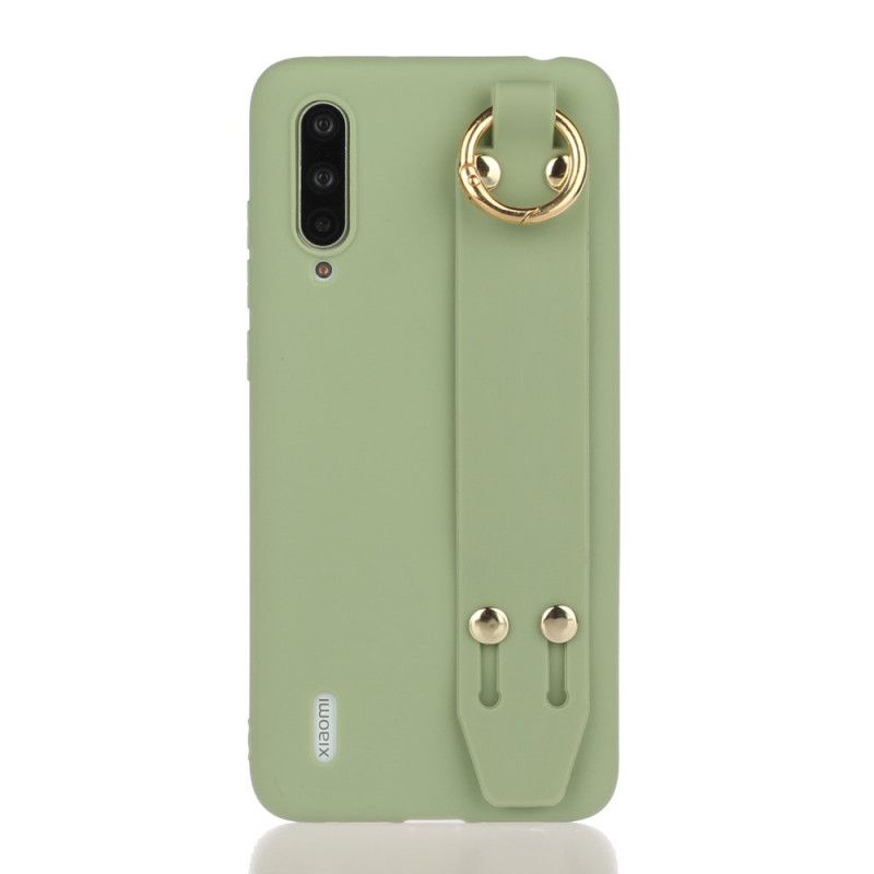 Futerały Xiaomi Mi A3 Etui na Telefon Silikon Z Paskiem Podtrzymującym