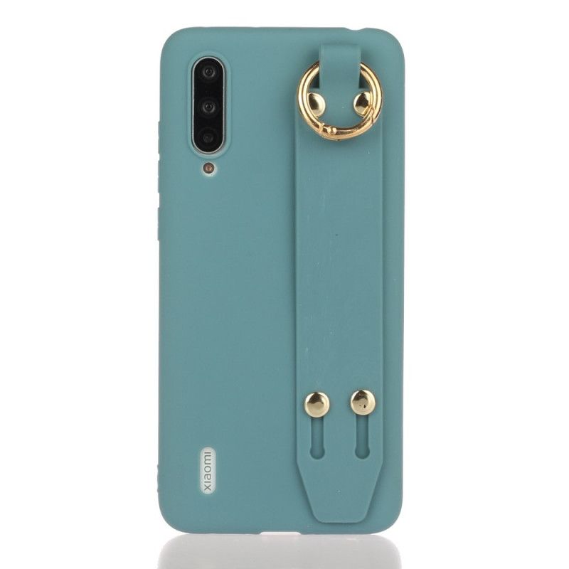 Futerały Xiaomi Mi A3 Etui na Telefon Silikon Z Paskiem Podtrzymującym