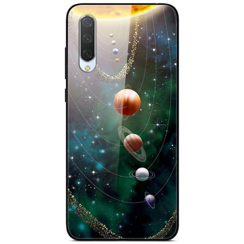 Futerały Xiaomi Mi A3 Etui na Telefon Szkło Hartowane Dla Planet Układu Słonecznego