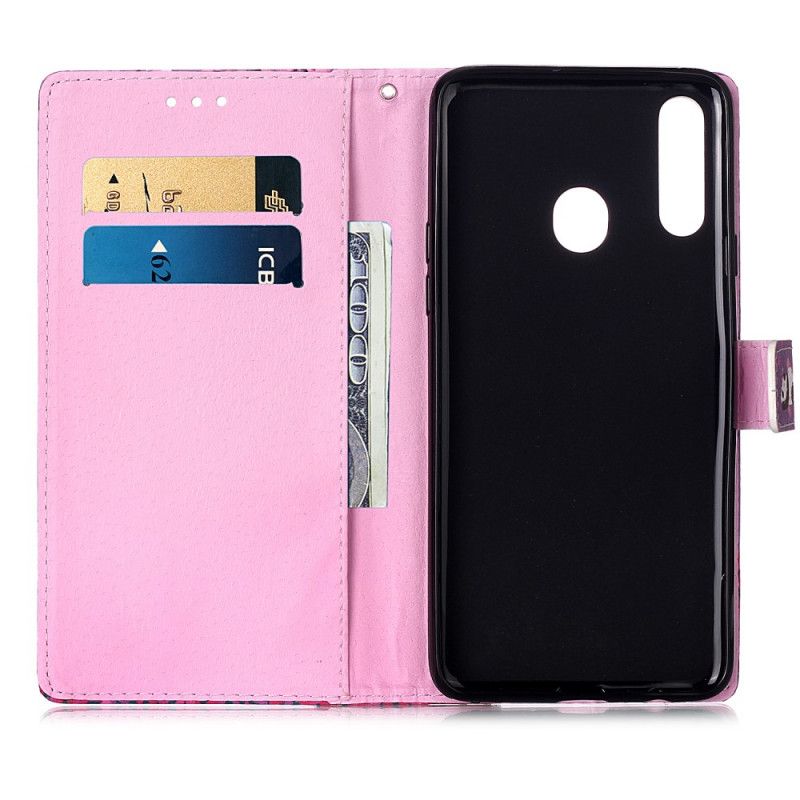 Etui Folio Samsung Galaxy A20s Chińska Panda Drzewna Etui Ochronne