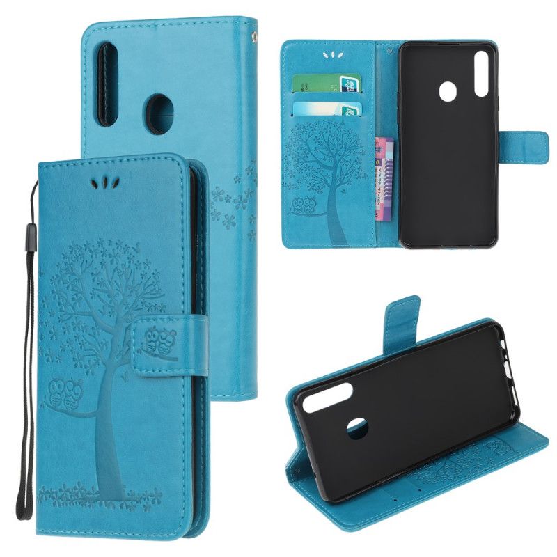 Etui Folio Samsung Galaxy A20s Czerwony Czarny Sowy Choinkowe I Rzemieślnicze Etui Ochronne