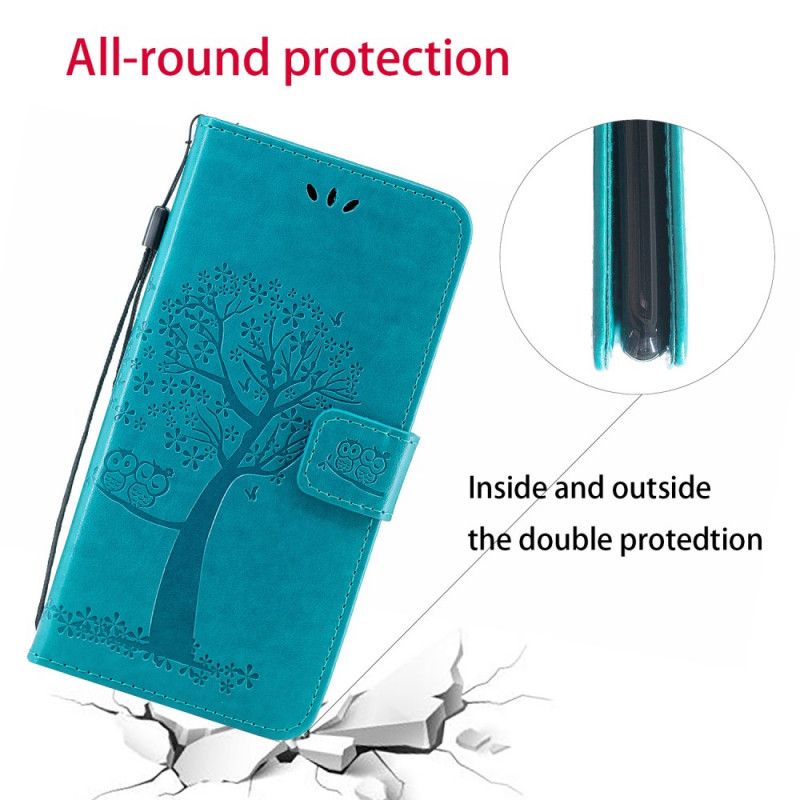 Etui Folio Samsung Galaxy A20s Czerwony Czarny Sowy Choinkowe I Rzemieślnicze Etui Ochronne