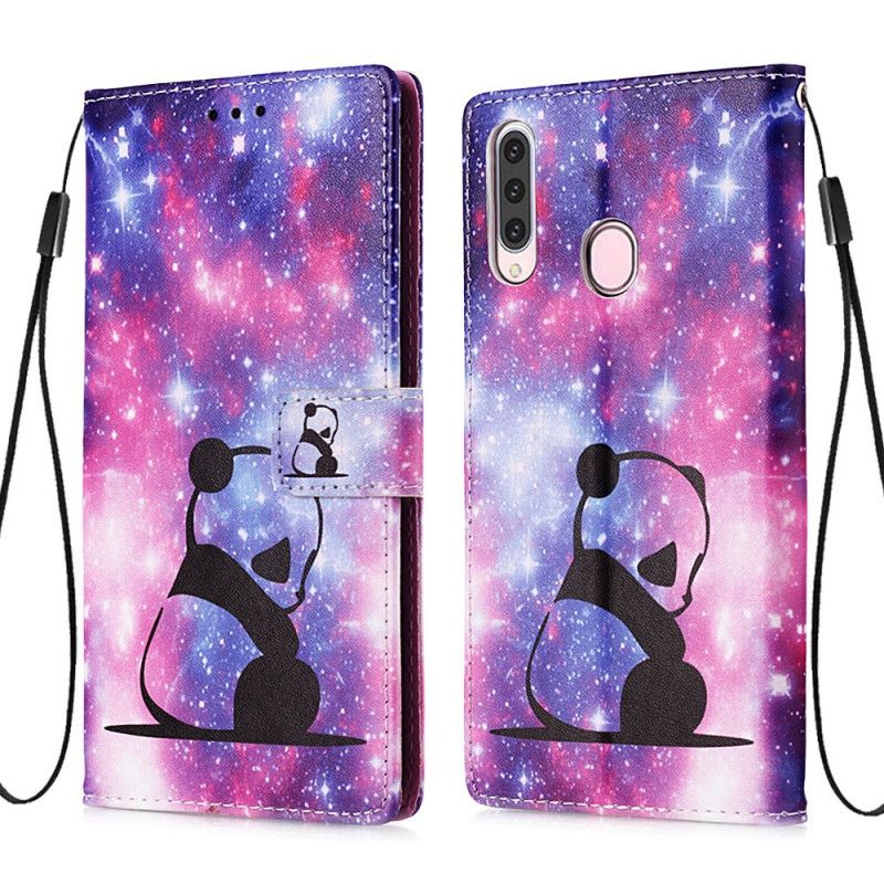 Etui Folio Samsung Galaxy A20s Galaktyczna Panda Etui Ochronne