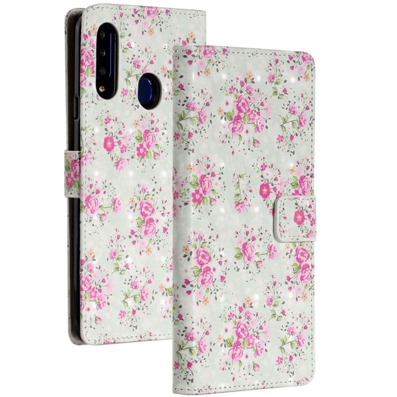 Etui Folio Samsung Galaxy A20s Kwiaty W Szaleństwie