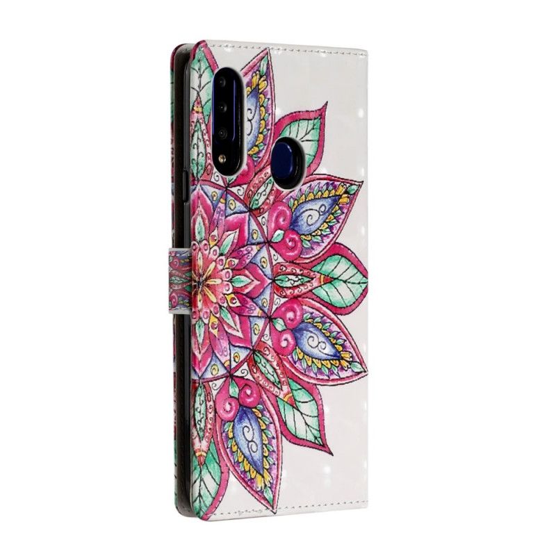 Etui Folio Samsung Galaxy A20s Narysowana Mandala Etui Ochronne