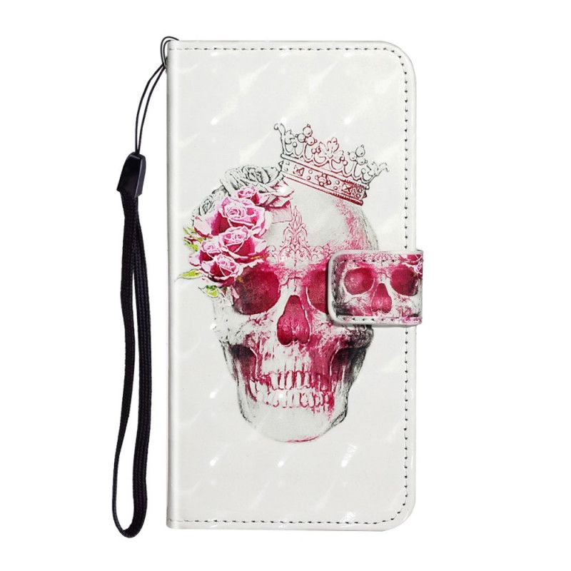 Etui Folio Samsung Galaxy A51 Królewska Czaszka