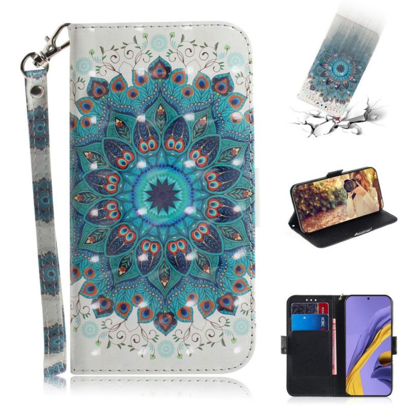 Etui Folio Samsung Galaxy A51 Mistrzowska Mandala Ze Stringami