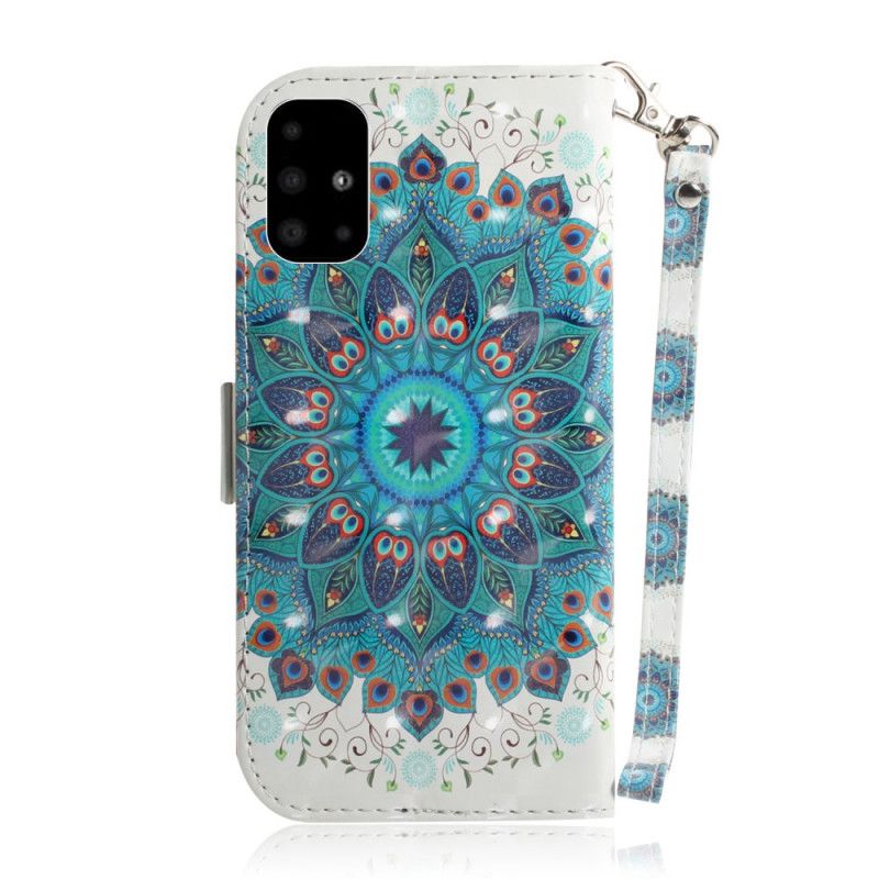 Etui Folio Samsung Galaxy A51 Mistrzowska Mandala Ze Stringami