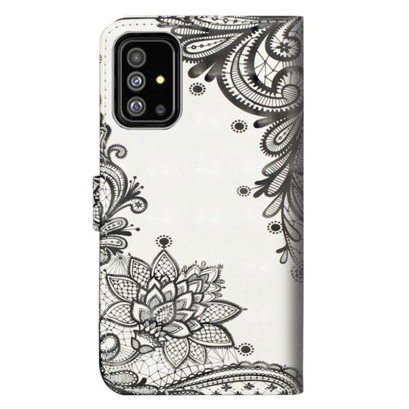 Etui Folio Samsung Galaxy A51 Szykowna Koronka Etui Ochronne