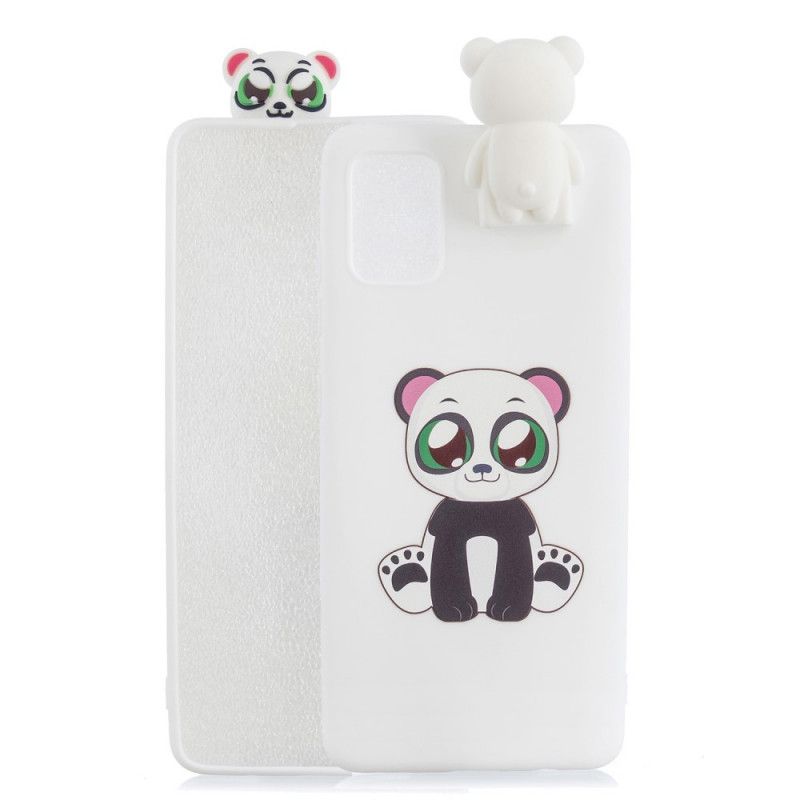 Etui Samsung Galaxy A51 3D Słodka Panda Etui Ochronne