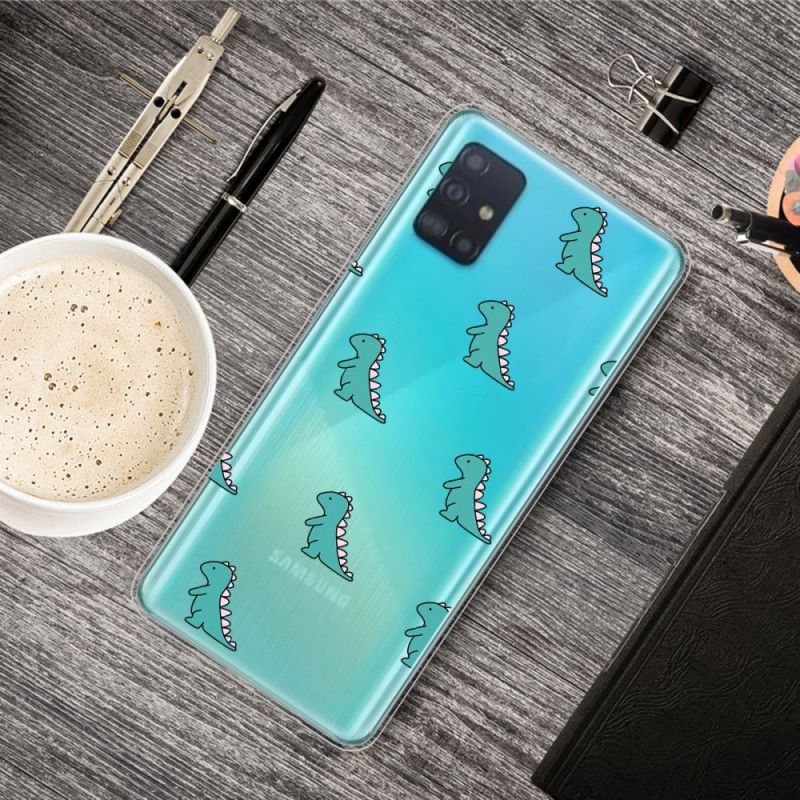 Etui Samsung Galaxy A51 Dinozaury Etui Ochronne