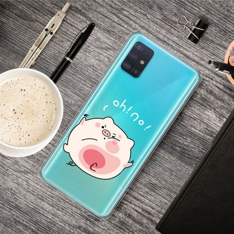 Etui Samsung Galaxy A51 Duża Świnia