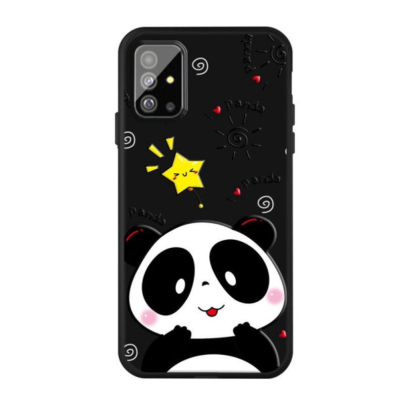 Etui Samsung Galaxy A51 Gwiazda Pandy Etui Ochronne