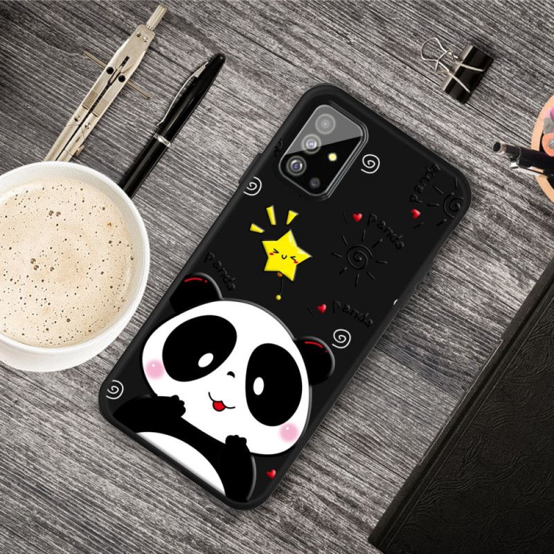 Etui Samsung Galaxy A51 Gwiazda Pandy Etui Ochronne