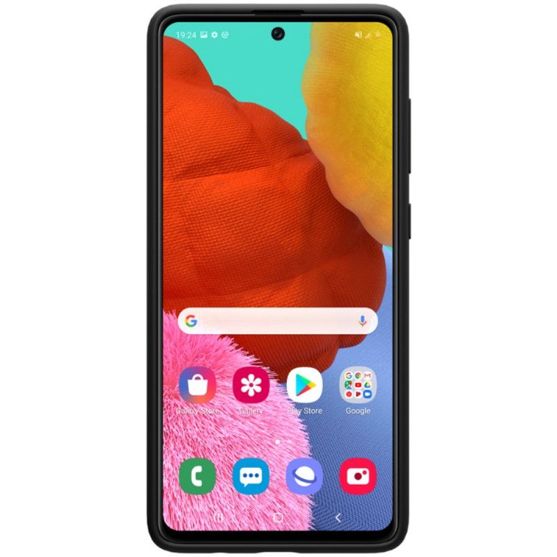 Futerały Samsung Galaxy A51 Czerwony Czarny Etui na Telefon Seria Nillkin Flex Pure