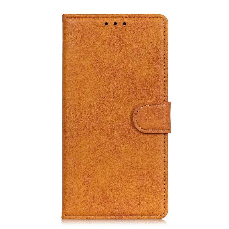 Etui Folio do Google Pixel 7A Matowa Sztuczna Skóra