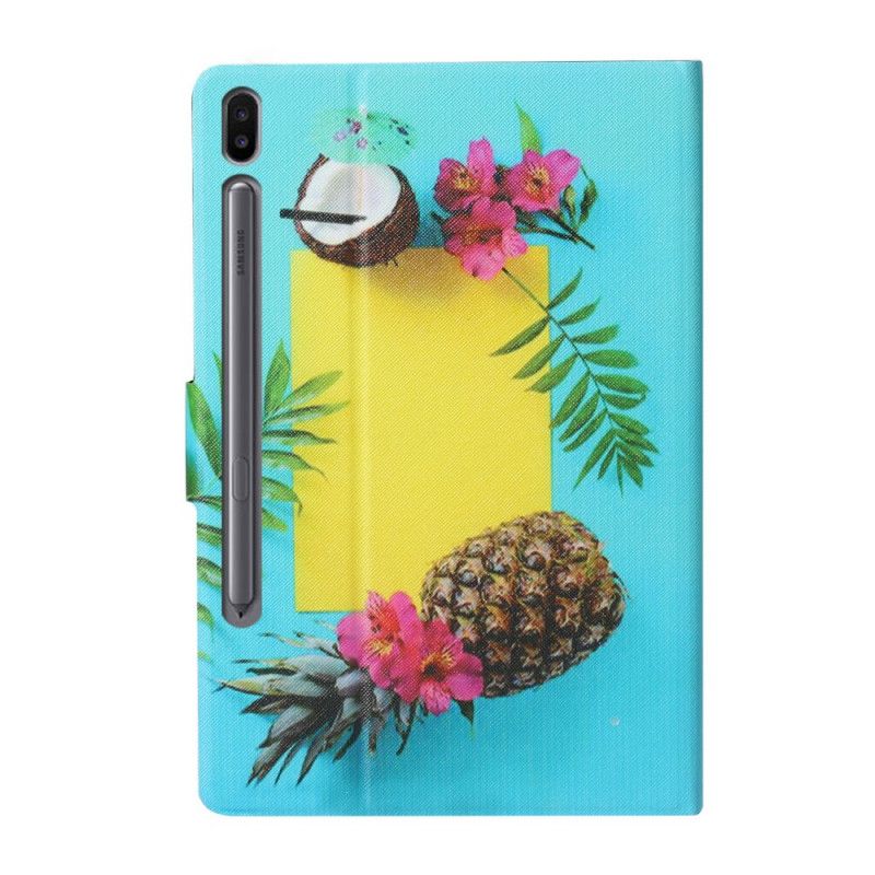 Etui Folio Samsung Galaxy Tab S6 Owoce Egzotyczne Etui Ochronne