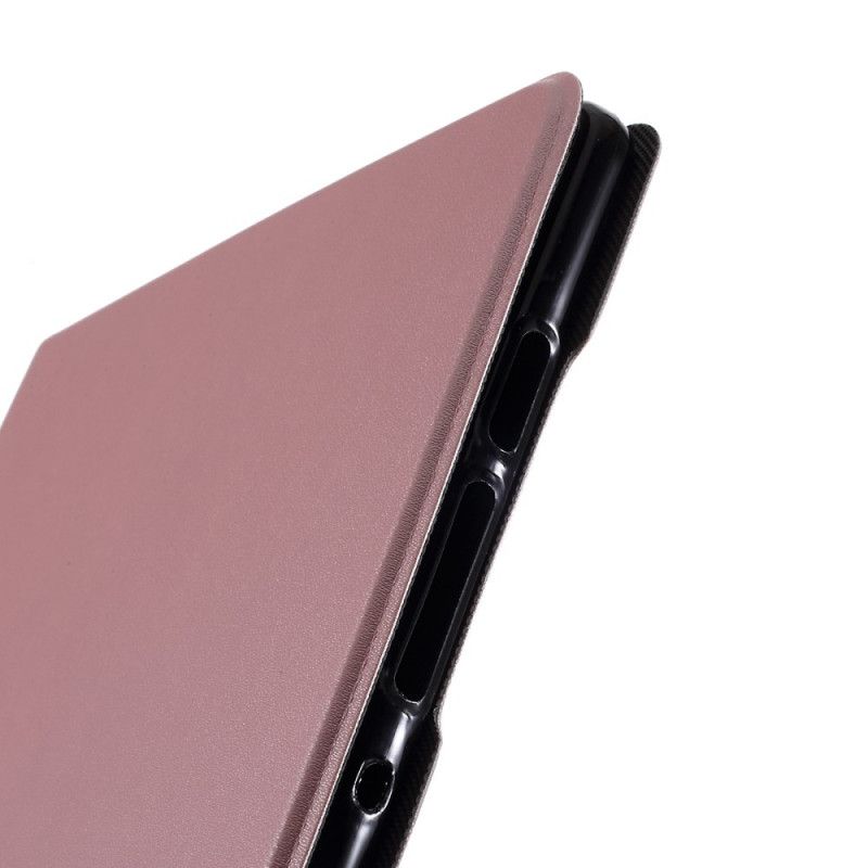 Etui Samsung Galaxy Tab S6 Granatowy Czarny Prosta Sztuczna Skóra