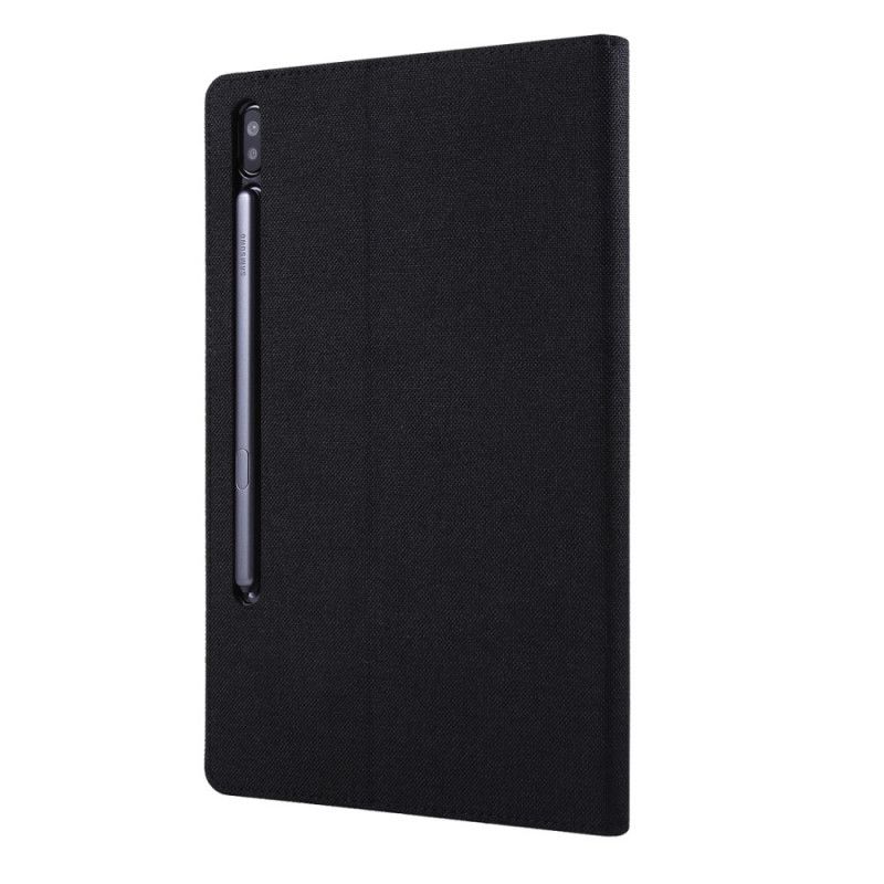 Etui Samsung Galaxy Tab S6 Szary Czarny Tkanina Etui Ochronne