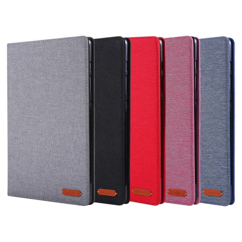 Etui Samsung Galaxy Tab S6 Szary Czarny Tkanina Etui Ochronne