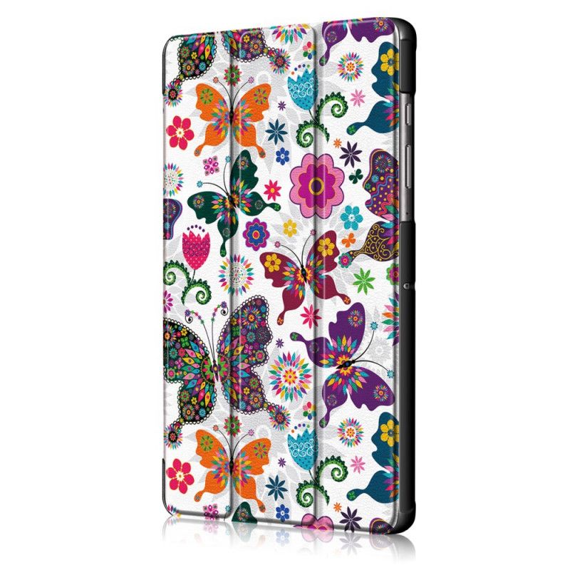 Etui Smart Case Samsung Galaxy Tab S6 Uchwyt Na Rysik W Stylu Vintage W Kwiaty