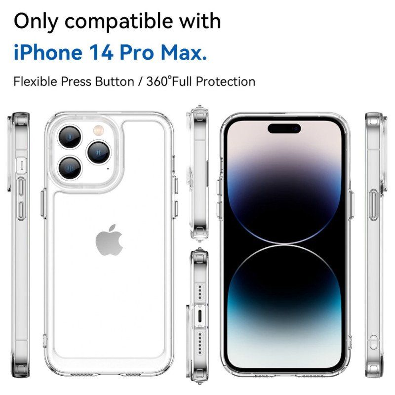 Futerały do iPhone 14 Pro Max Przezroczysta Seria Cukierków