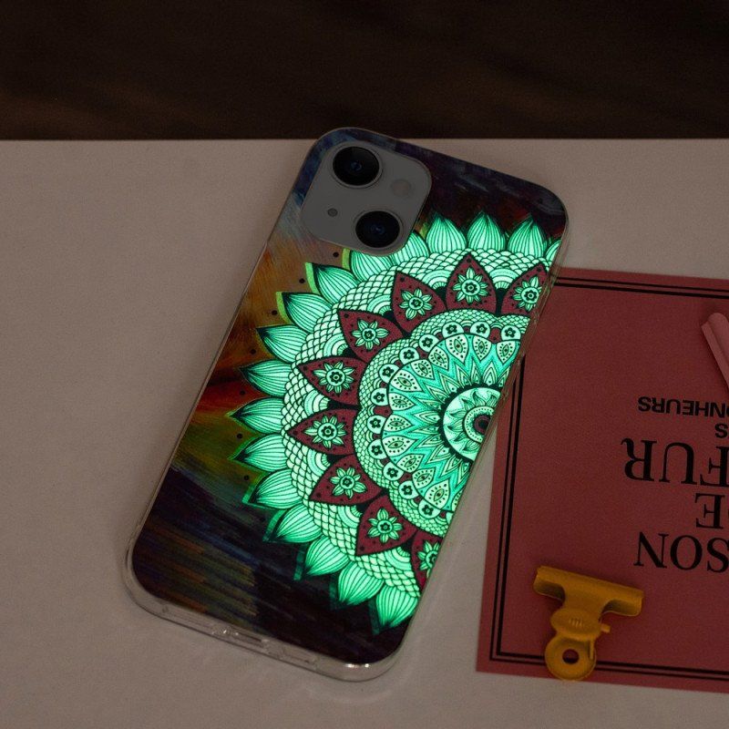 Futerały do iPhone 15 Plus Mandala Fluorescencyjna