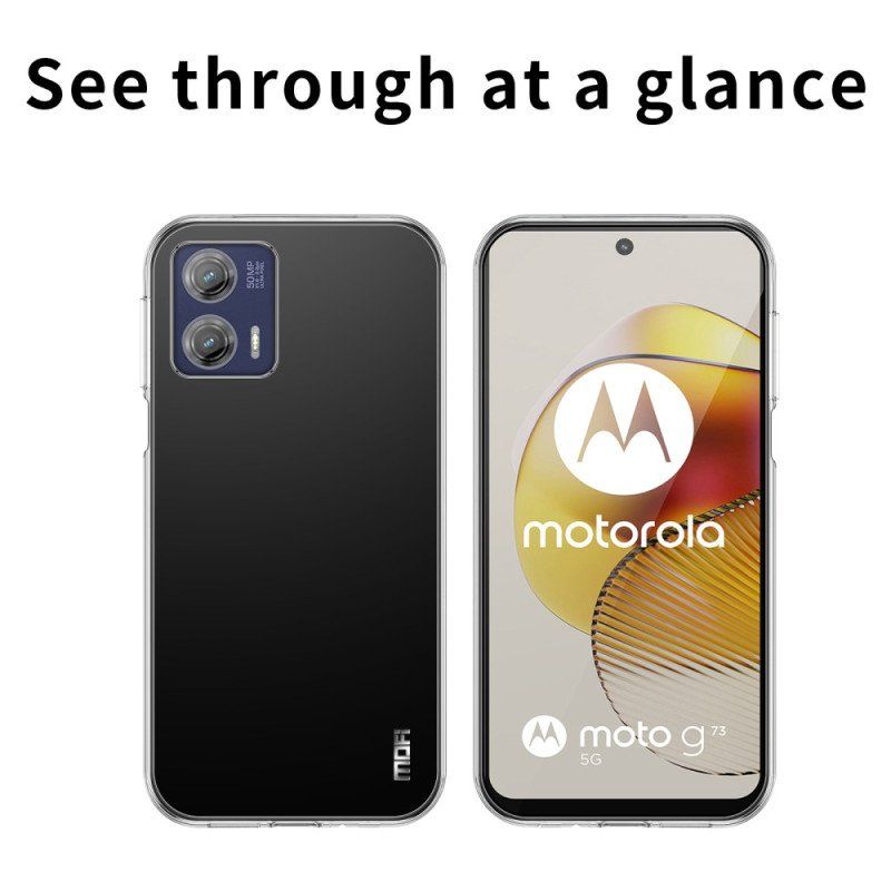 Futerały do Moto G73 5G Przezroczyste Mofi