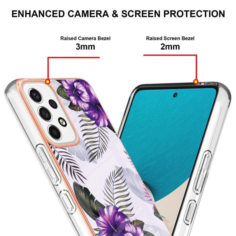 Futerały do Samsung Galaxy A53 5G Kwiaty