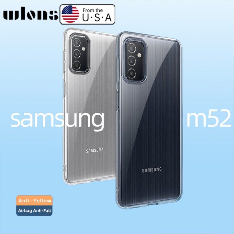 Futerały do Samsung Galaxy M52 5G Fukela Transparentny