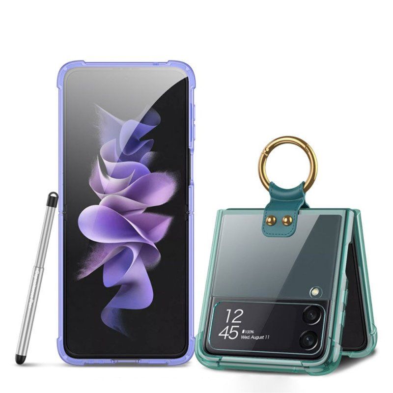 Futerały do Samsung Galaxy Z Flip 4 Etui Folio Barwione Rysikiem Gkk