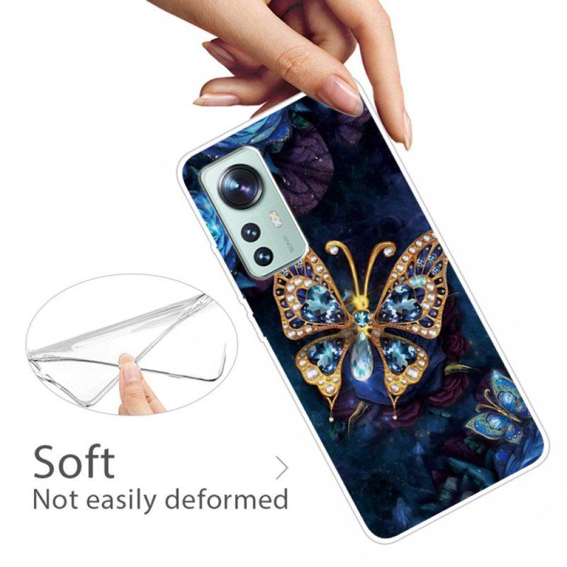 Futerały do Xiaomi 12 / 12X Zaczarowany Motyl Silikonowy