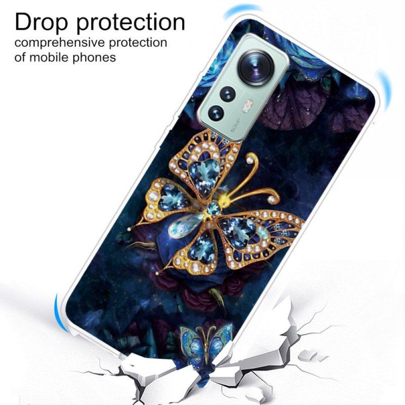 Futerały do Xiaomi 12 / 12X Zaczarowany Motyl Silikonowy