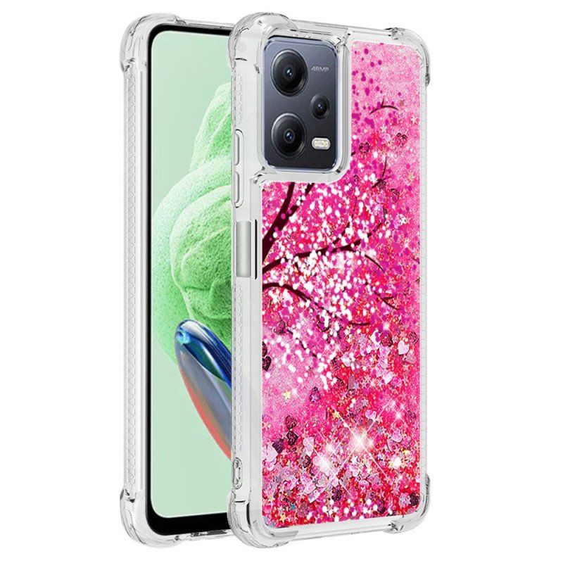 Futerały do Xiaomi Redmi Note 12 5G Brokatowe Drzewo