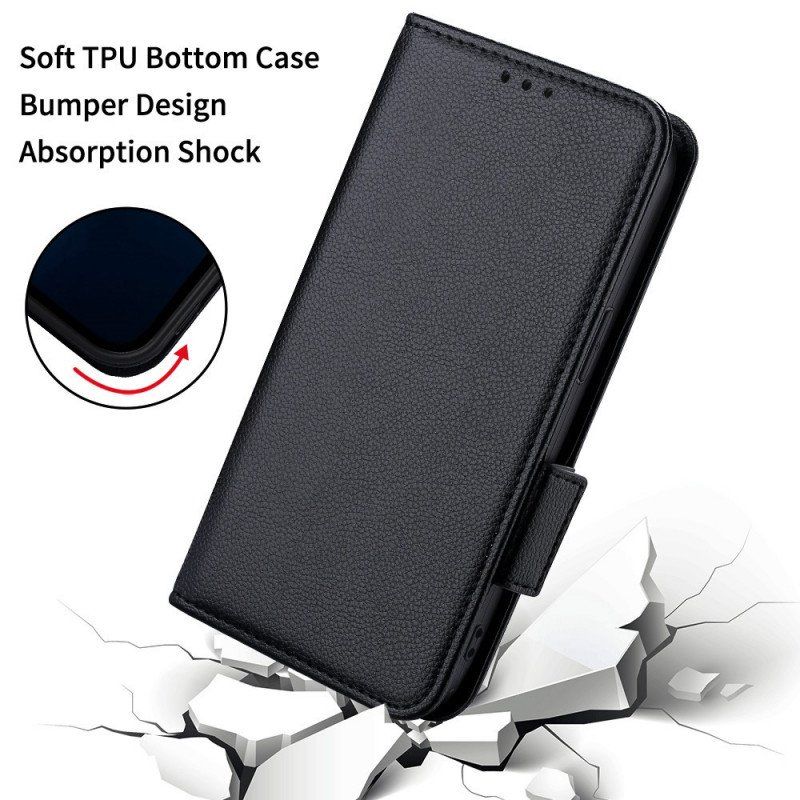 Obudowa Etui Na Telefon do Honor 50 Lite Etui Folio Flap Double Litchi Nowe Kolory