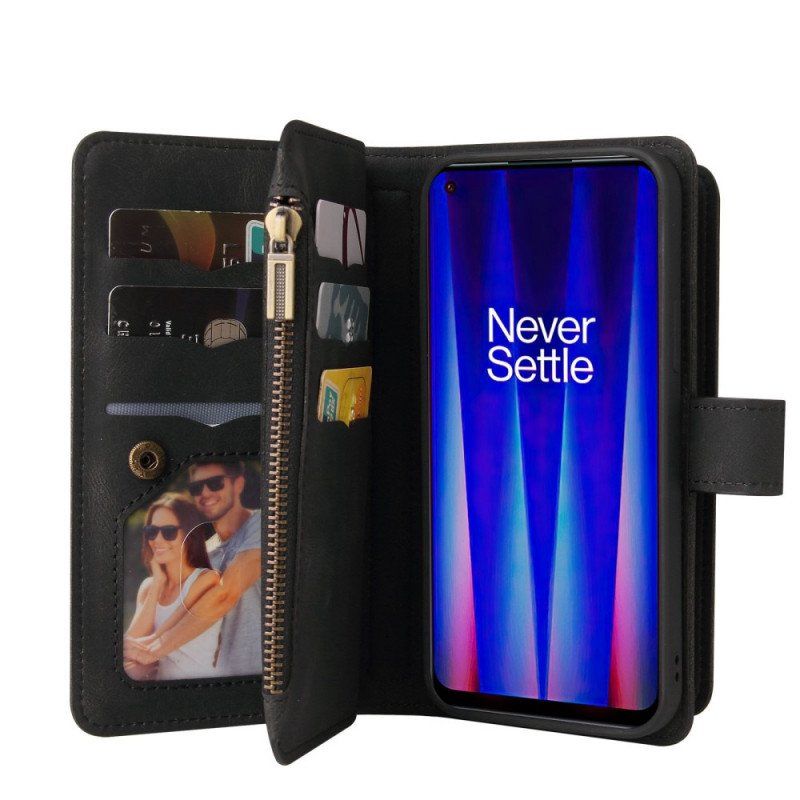 Obudowa Etui Na Telefon do OnePlus Nord CE 2 5G Portfel z Łańcuch Portfel Na Pasku