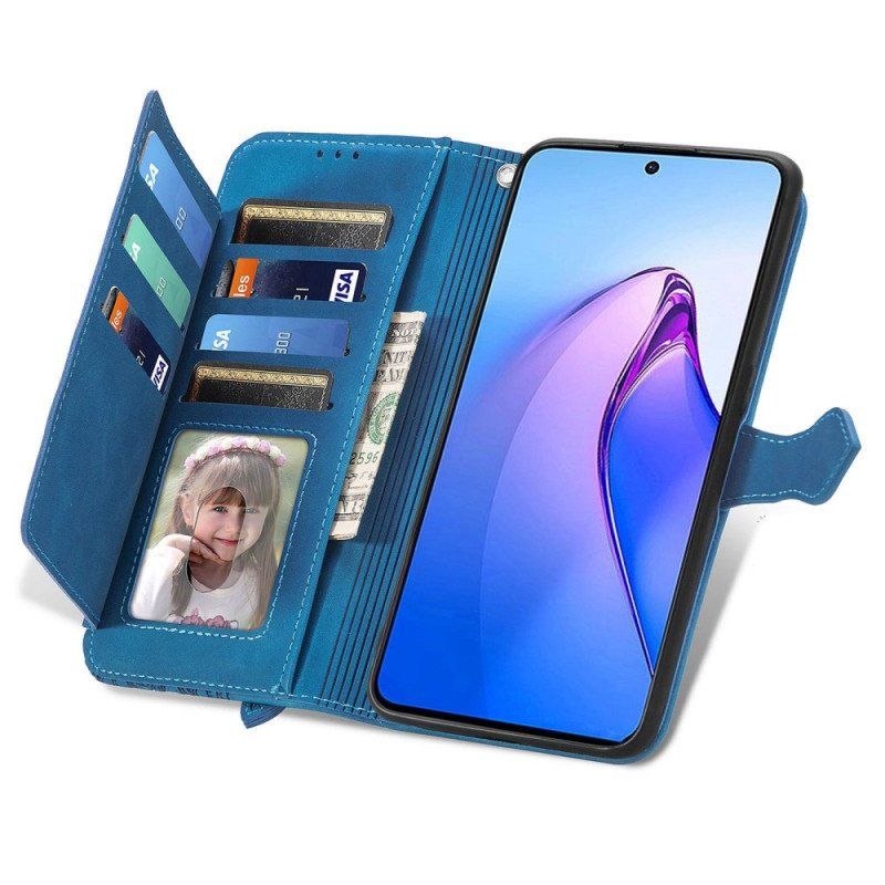 Obudowa Etui Na Telefon do Oppo Reno 8 Pro Koronkowa Portmonetka