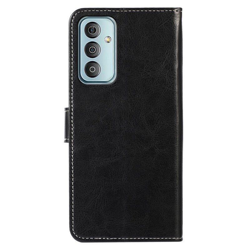 Obudowa Etui Na Telefon do Samsung Galaxy M23 5G Stylowe Skórzane Szwy