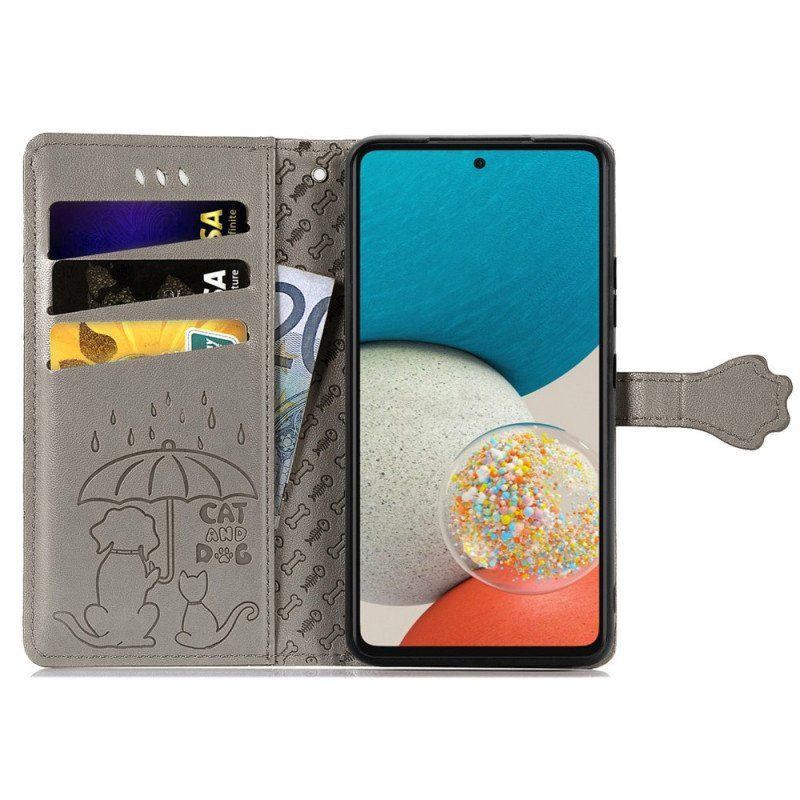 Obudowa Etui Na Telefon do Samsung Galaxy M53 5G Animowane Zwierzęta