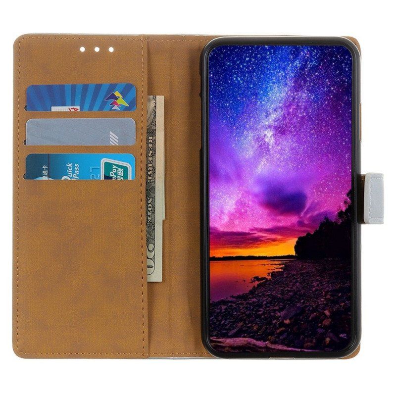 Obudowa Etui Na Telefon do Samsung Galaxy M53 5G Stylizacja Skóry