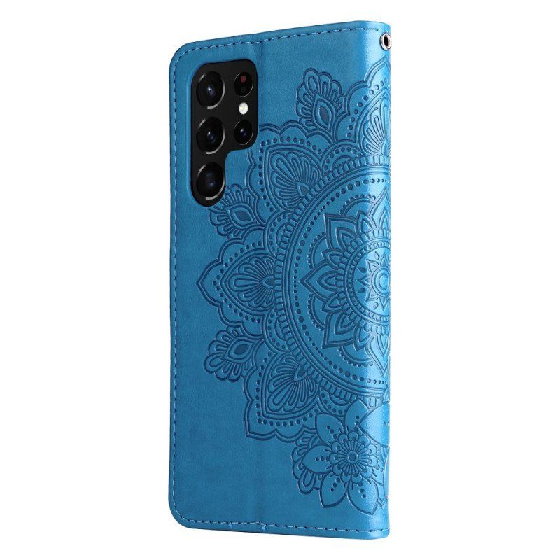 Obudowa Etui Na Telefon do Samsung Galaxy S22 Ultra 5G Kwiatowa Mandala