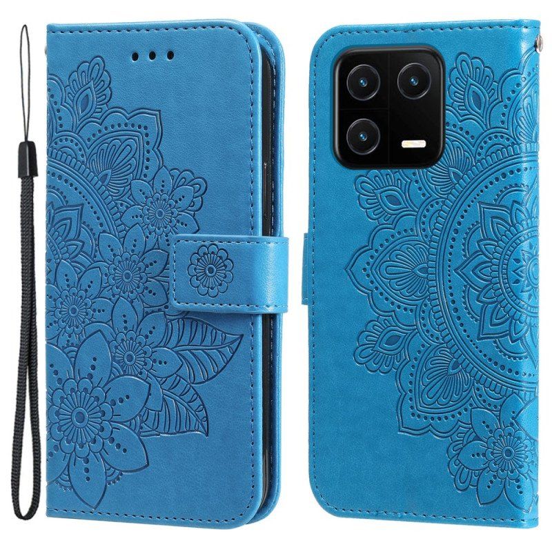 Obudowa Etui Na Telefon do Xiaomi 13 Pro z Łańcuch Paskowata Mandala