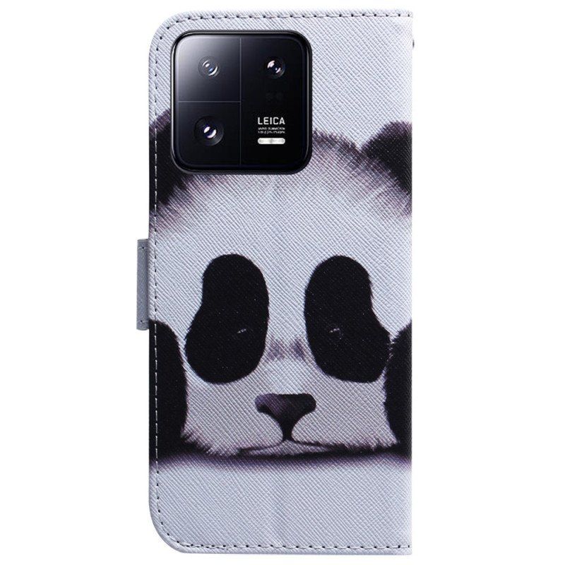 Obudowa Etui Na Telefon do Xiaomi 13 Pro z Łańcuch Paskowata Panda