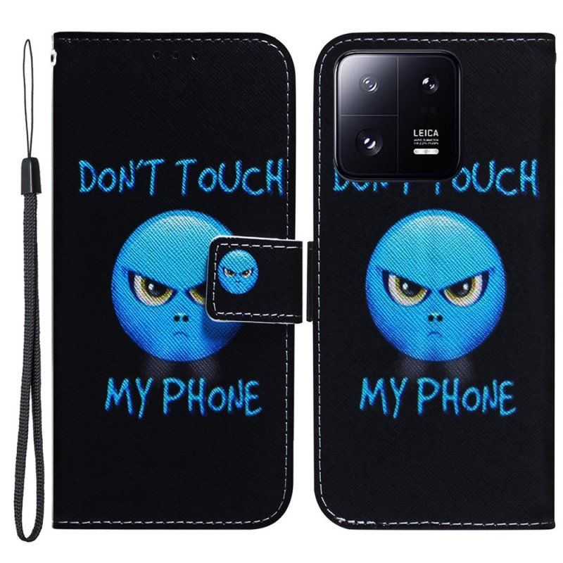 Obudowa Etui Na Telefon do Xiaomi 13 Pro z Łańcuch Smycz Emoji Telefon