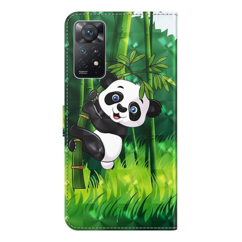 Obudowa Etui Na Telefon do Xiaomi Redmi Note 11 Pro / 11 Pro 5G Panda I Bambus