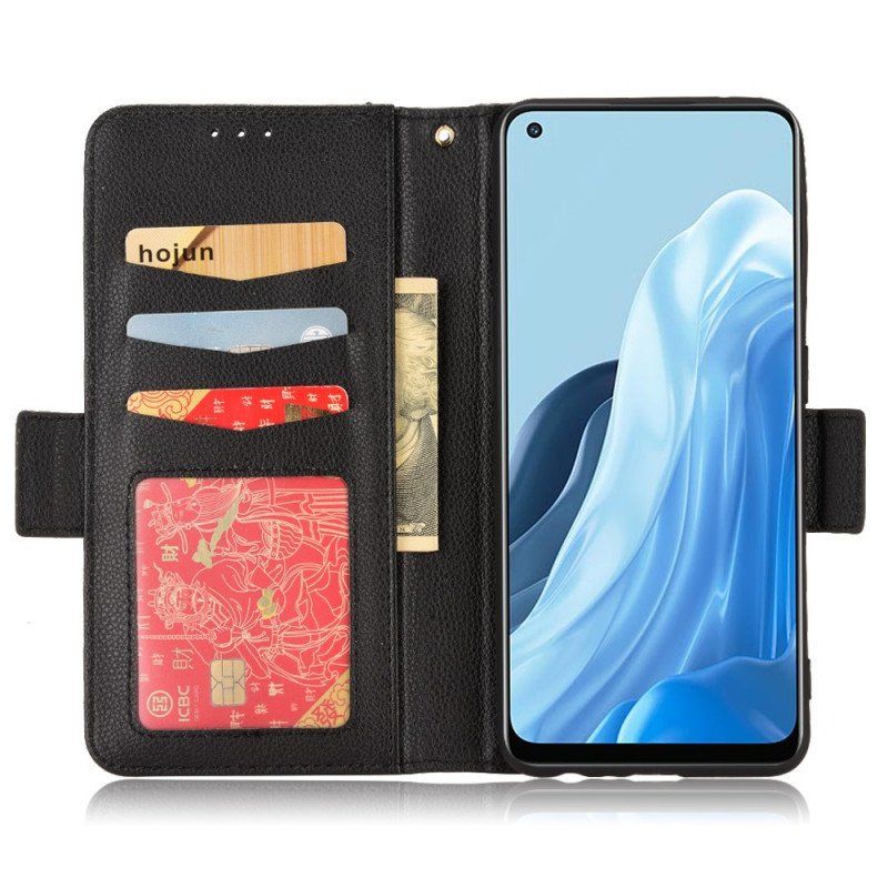 Skórzany Futerał do Oppo Find X5 Lite Etui Folio Flap Double Nowe Kolory